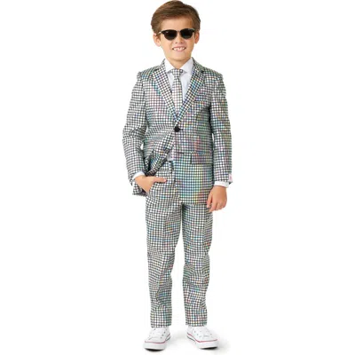 Opposuits Kids' Metallic Disco Two-piece Suit & Clip-on Tie In Miscellaneous