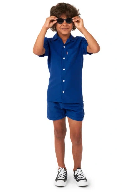 Opposuits Kids' Navy Royale Camp Shirt & Shorts Set