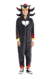Opposuits Kids' Shadow Hooded Bodysuit In Black