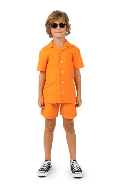Opposuits Kids' The Orange Camp Shirt & Shorts Set