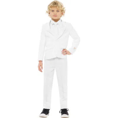 Opposuits Kids' Two-piece Suit & Clip-on Tie In White