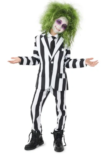 Opposuits Kids' Two-piece Suit With Tie In Black