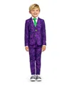 Opposuits Little Boys The Joker Suit, Pant And Tie, 3-piece Set In Purple