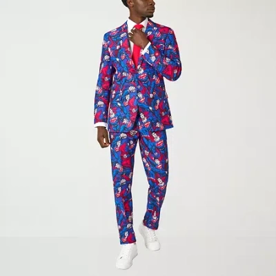 Opposuits Man Of Steel Mens 3-pc. Suit Set In Blue