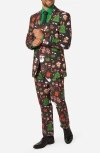 Opposuits Merry Jinglejoy 3-piece Suit & Tie Set In Multi