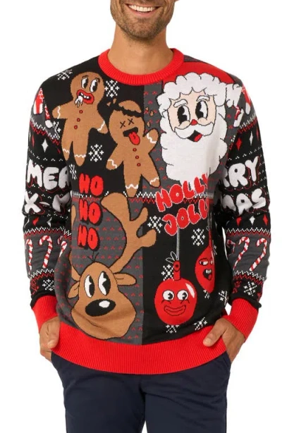 Opposuits Merry Jinglejoy Christmas Crewneck Sweater In Multi