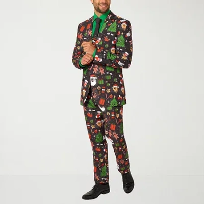 Opposuits Merry Jingly Mens 3-pc. Suit Set In Black