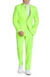 Opposuits Neon Lucky Lime 3-piece Tuxedo Set (regular & Big)<br /> In Green