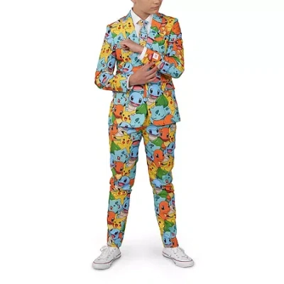 Opposuits Pokemon Big Kid Boys 3-pc. Suit Set In Multi