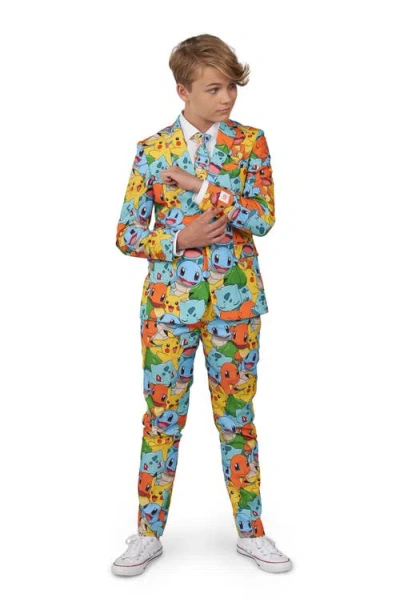 Opposuits Kids'  Pokémon Two-piece Suit With Tie In Miscellaneous