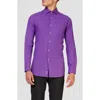 Opposuits Purple Prince Modern Tailored Fit Wrinkle Resistant Button-up Shirt In Purple