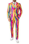 Opposuits Rainbow Glaze 3-piece Tuxedo Set In Multi