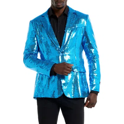 Opposuits Sequin Sport Coat In Blue