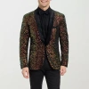 Opposuits Sequins Mens Slim Fit Suit Jacket In Multi