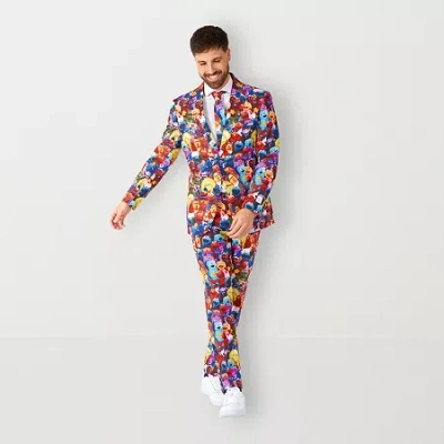 Opposuits Sesame Street Mens 3-pc. Suit Set In Pink