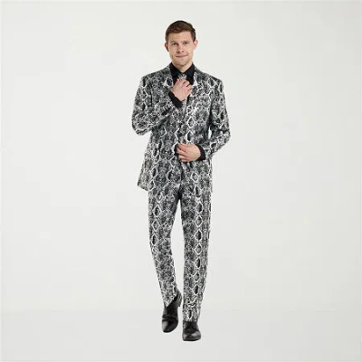 Opposuits Silver Snake Mens 3-pc. Suit Set In Multi