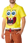 Opposuits Spongebob Camp Shirt & Shorts Set In Yellow