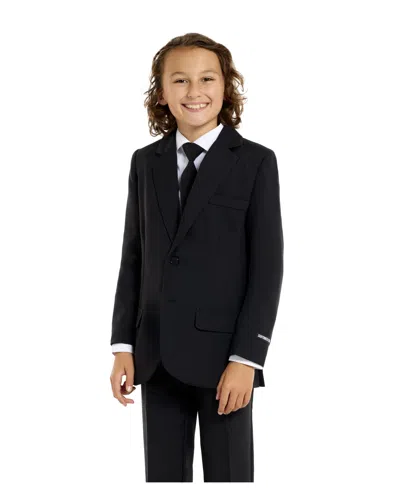 Opposuits Kids' Suitmeister Little And Big Boys Patterned Suit In Black