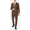 Opposuits Tartan Tidings Slim Fit Plaid Two-piece Suit & Tie Set In Multi