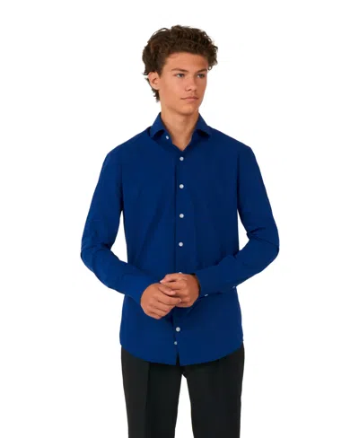 Opposuits Teen Boys Long Sleeve Shirt In Blue