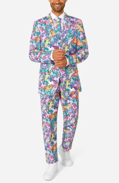 Opposuits X My Little Pony Slim Fit Two-piece Suit & Tie Set In Multi