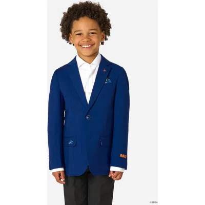 Opposuits X Sonic The Hedgehog Kids' Daily Slim Fit Blue Sport Coat