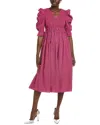 Opt Caara Toba Midi Dress In Pink