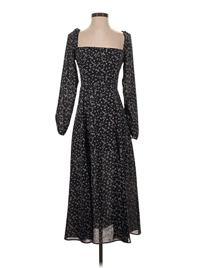 Pre-owned Opt Casual Dress In Black
