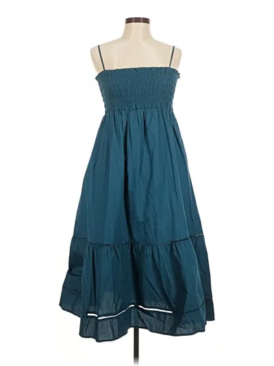 Pre-owned Opt Casual Dress In Blue
