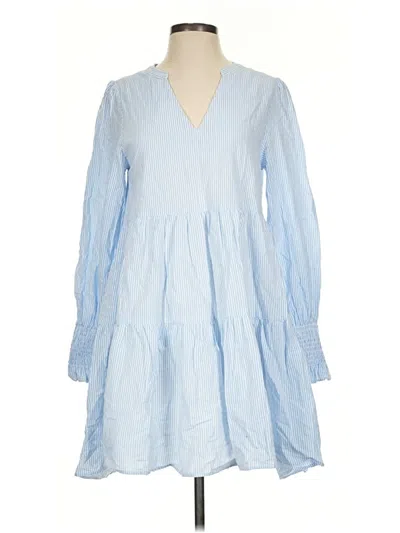 Pre-owned Opt Casual Dress In Blue
