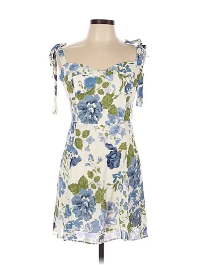 Pre-owned Opt Casual Dress In Blue