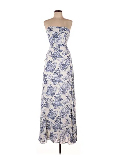 Pre-owned Opt Casual Dress In Blue