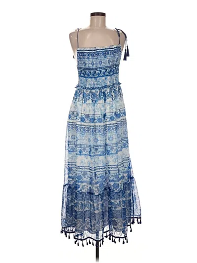 Pre-owned Opt Casual Dress In Blue