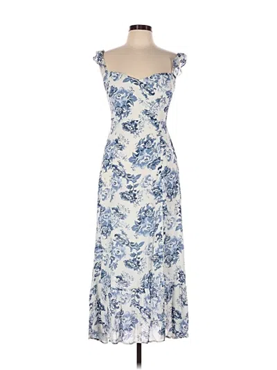 Pre-owned Opt Casual Dress In Blue