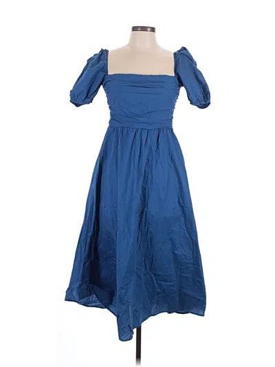 Pre-owned Opt Casual Dress In Blue