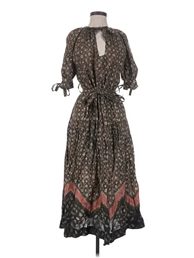 Pre-owned Opt Casual Dress In Brown
