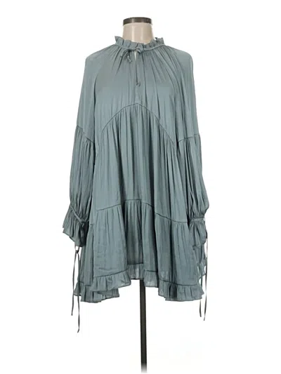 Pre-owned Opt Casual Dress In Gray