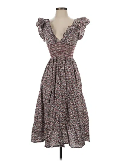 Pre-owned Opt Casual Dress In Gray
