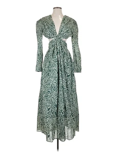 Pre-owned Opt Casual Dress In Green