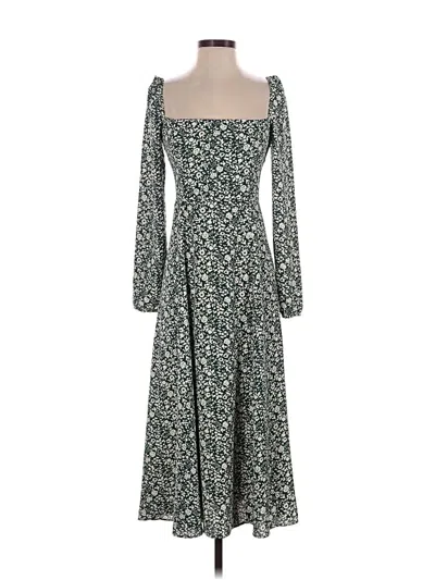 Pre-owned Opt Casual Dress In Green