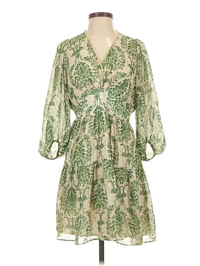 Pre-owned Opt Casual Dress In Green