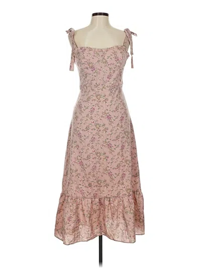 Opt Casual Dress In Pink