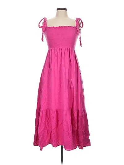 Pre-owned Opt Casual Dress In Pink