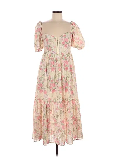 Pre-owned Opt Casual Dress In Pink