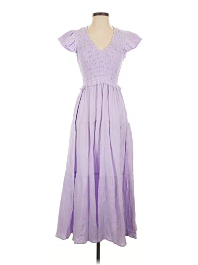 Pre-owned Opt Casual Dress In Purple