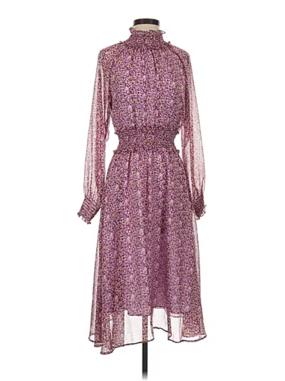 Pre-owned Opt Casual Dress In Purple