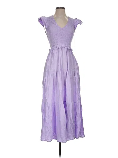 Pre-owned Opt Casual Dress In Purple