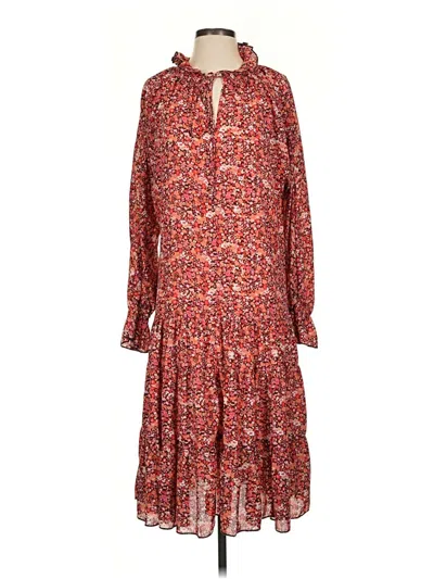 Pre-owned Opt Casual Dress In Red