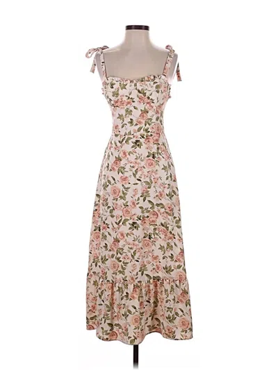 Pre-owned Opt Casual Dress In Tan