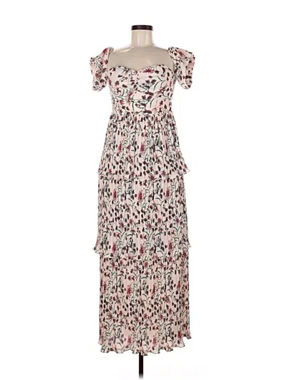 Pre-owned Opt Casual Dress In White